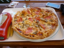 Pizza for lunch - that pizza alone was $5aud