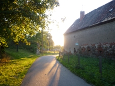 The Elbe Route - Approaching a little village